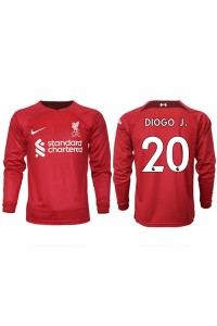 Liverpool Diogo Jota #20 Fotballdrakt Hjemme Klær 2022-23 Lange ermer